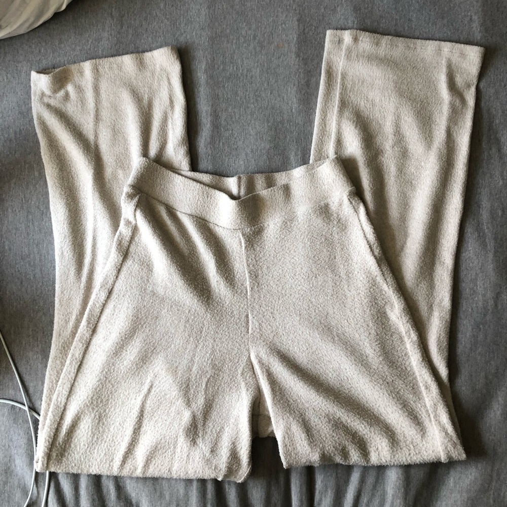 soft wide/straight leg pants